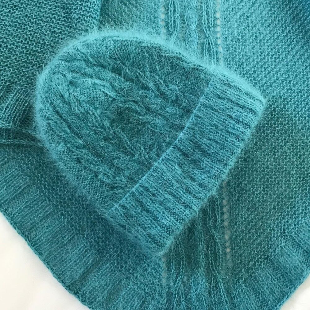 Шапка Зимнее море (irenoknit)